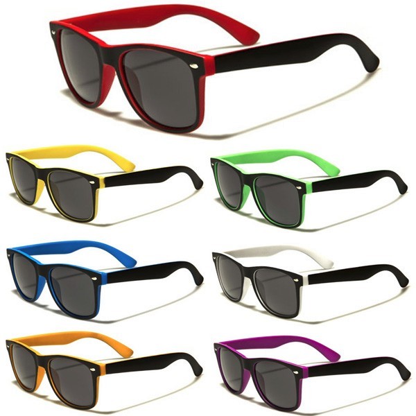 Retro Rewind Classic Retro Fashion Sunglasses For Men Dark Black Lens Eyewear