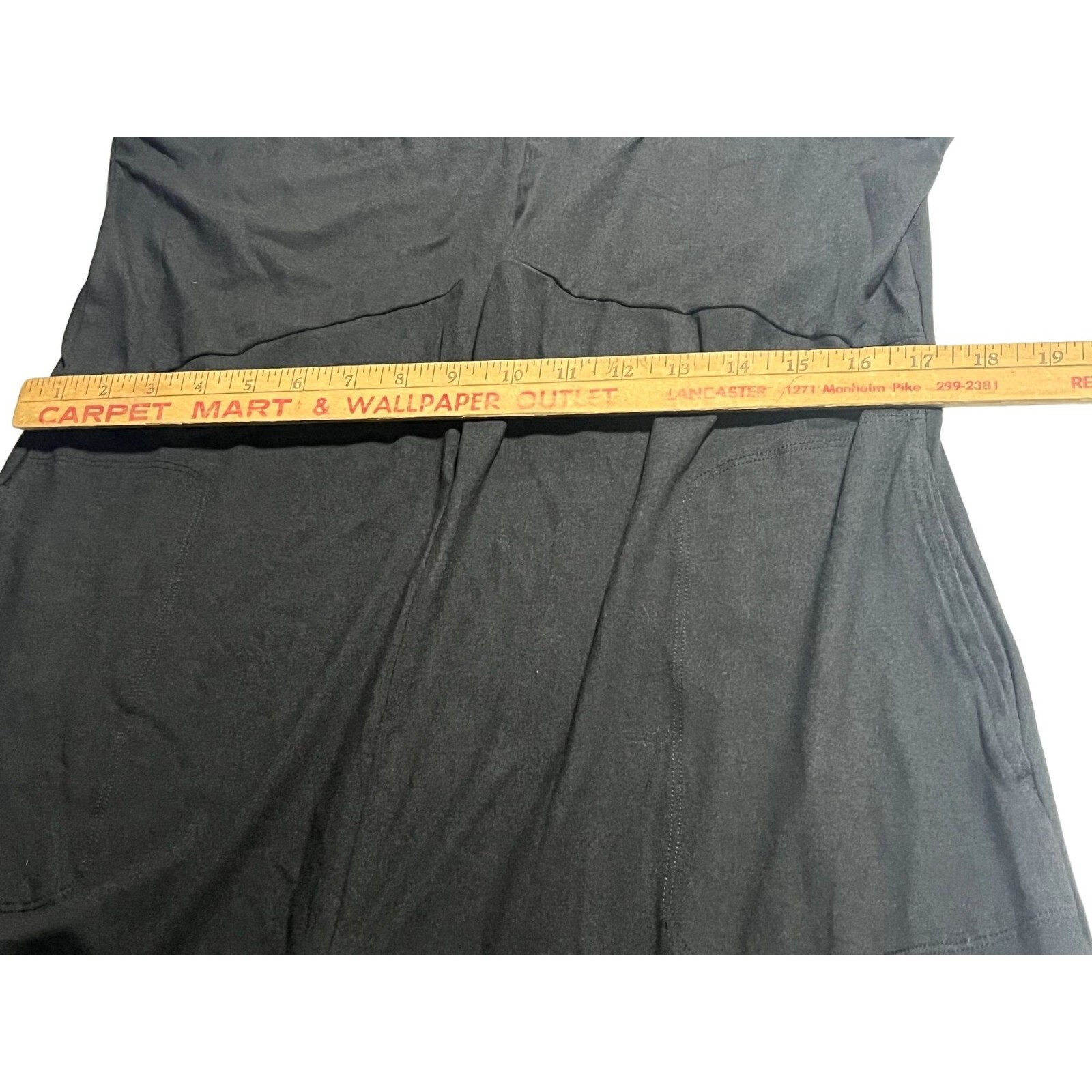 Cuddl Duds Regular Wide Leg Flexwear v-Neck Jumpsuit Black Medium A587647