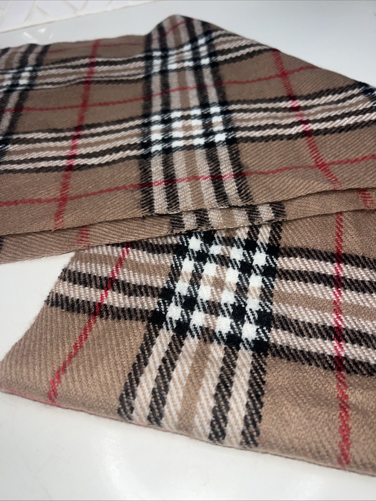 Classic Check Print Scarf