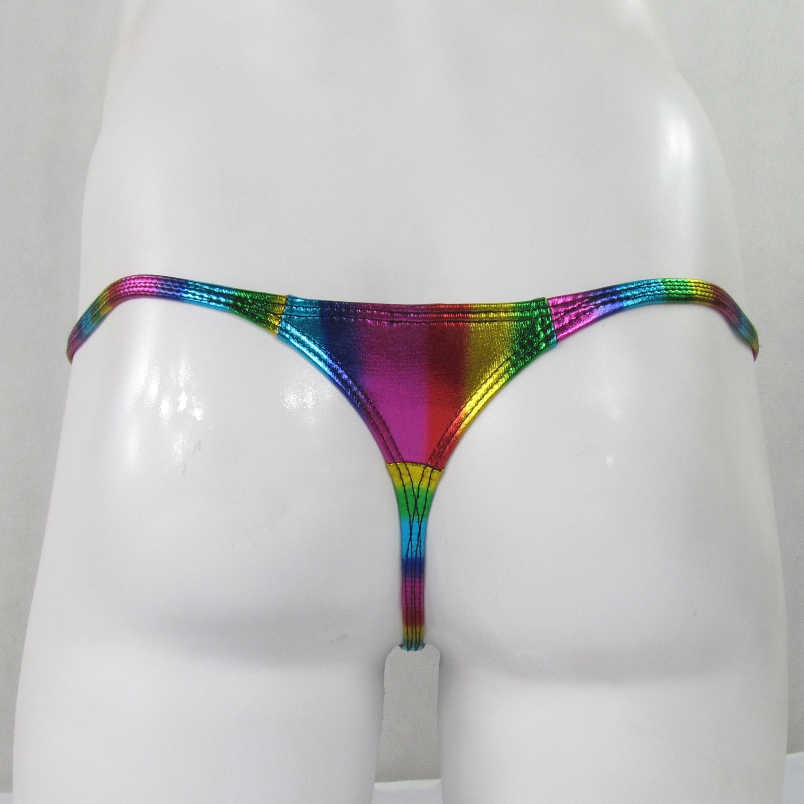 K4033 K403 Mens Grape Smugglers Pouch String ThongCoated Metallic Shiny