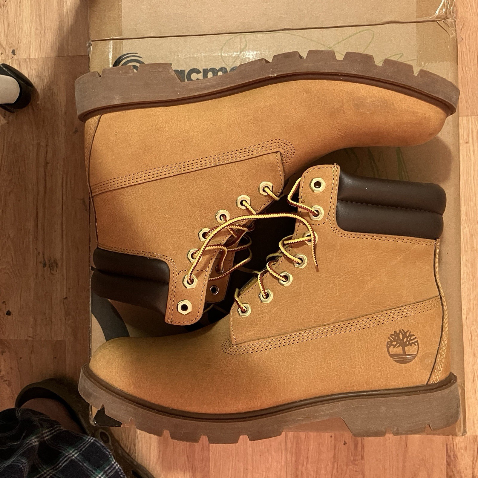 Timberland 6 Inch Basic Waterproof Men’s Boots – Wheat Nubuck