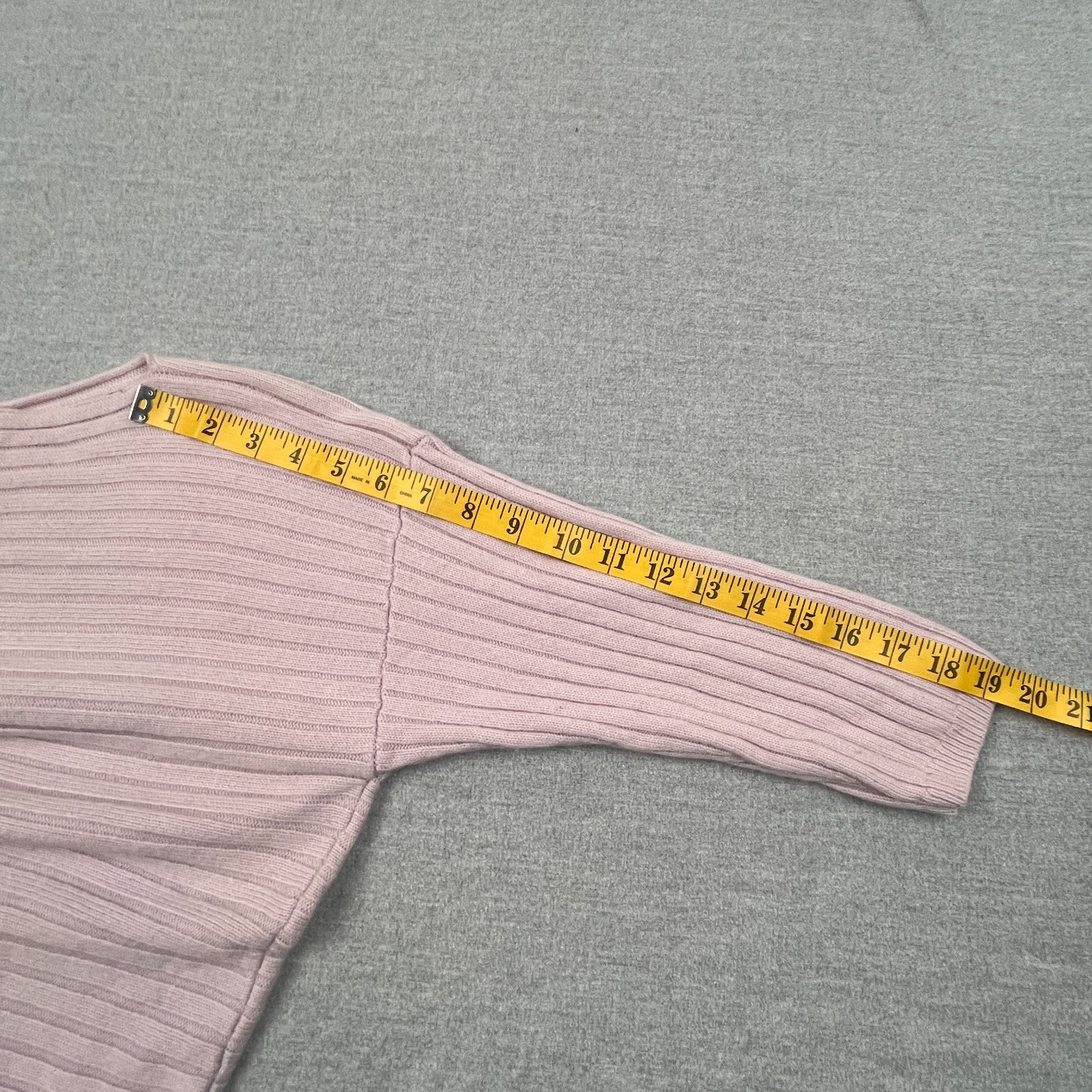 Lewit Cashmere Sweater Womens S Pink Asymmetrical Dolman Batwing Knit