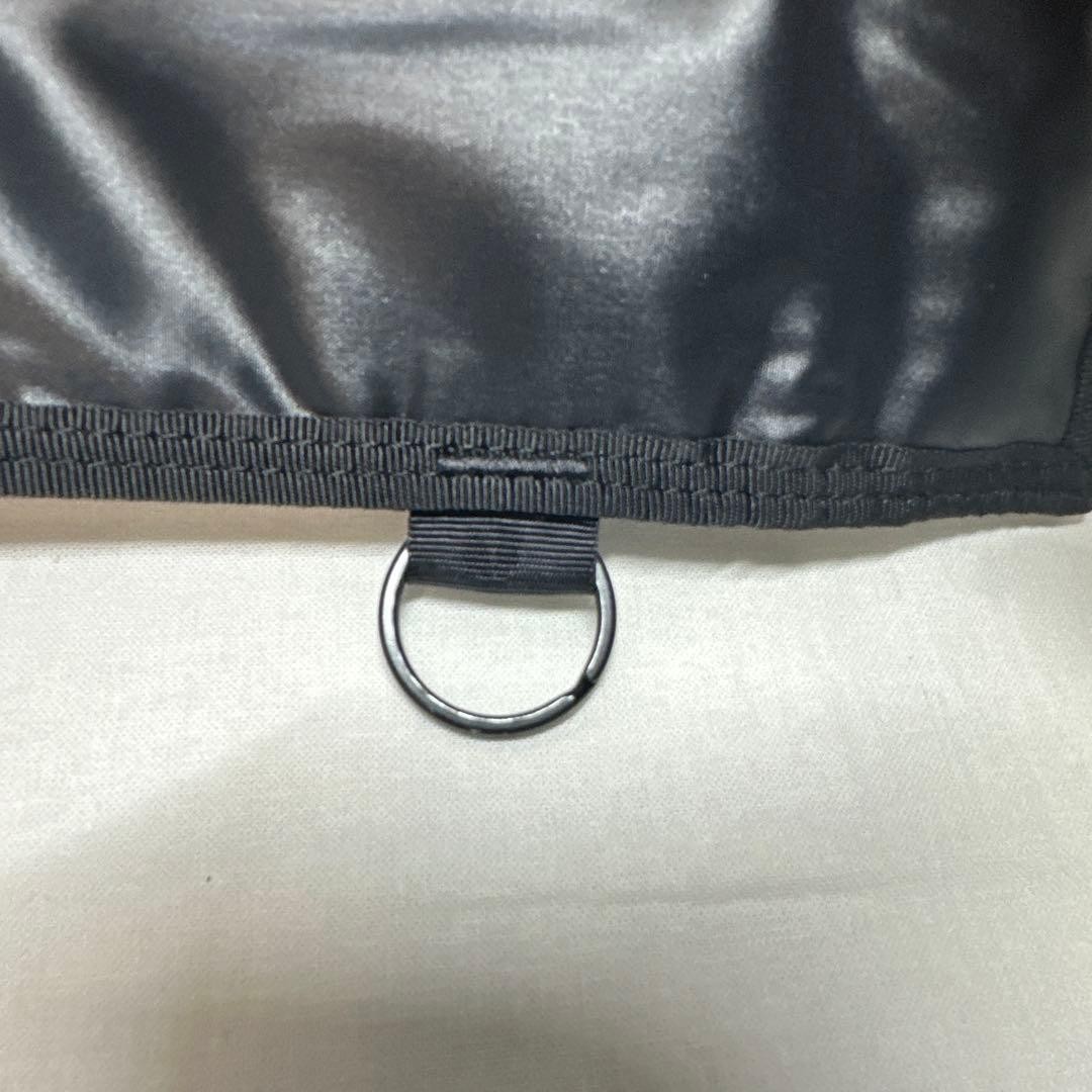 Porter Capsule Wallet Black Nylon Compact Coin Money Card Holder Used