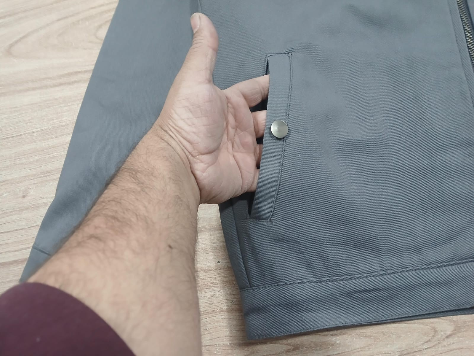 Filson Tacoma Work Jacket Charcoal 14oz Panama Cotton Canvas Coat