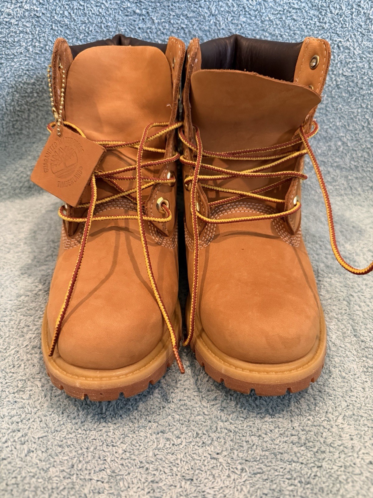 Timberland Premium 6-Inch Waterproof Boots NWOT Wheat Nubuck Women’s 8 M Classic