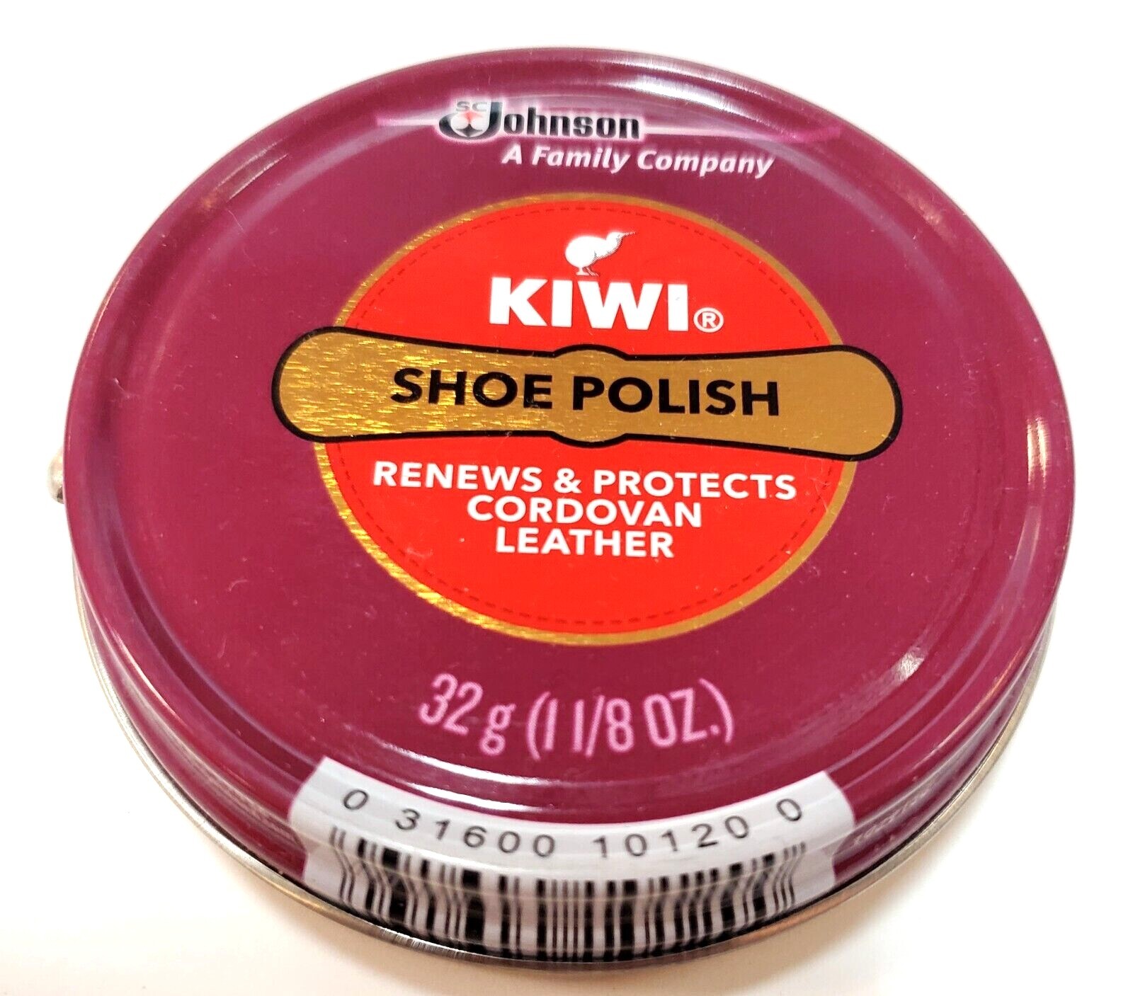Kiwi Premium Wax Paste Leather Shoe Polish Large 2.5 oz / Small 1.125