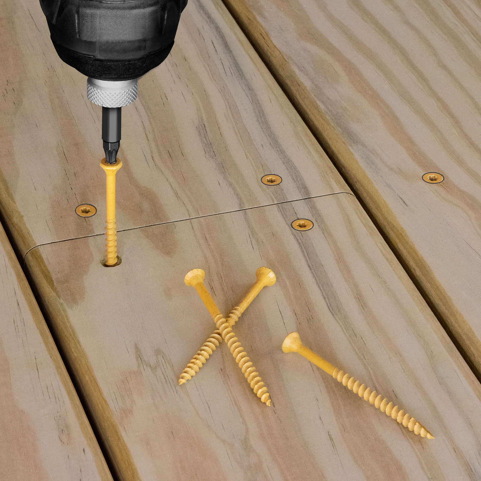 Deck Plus #10 x 2-1/2-in Wood to wood Deck Screws 1825 -Per Box|14505