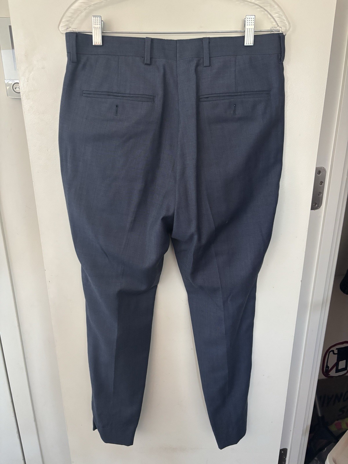 J Crew Suit Mens 38S Blue Ludlow Tollegno 1900 Slim Fit Wool Full 2 Piece 30×30