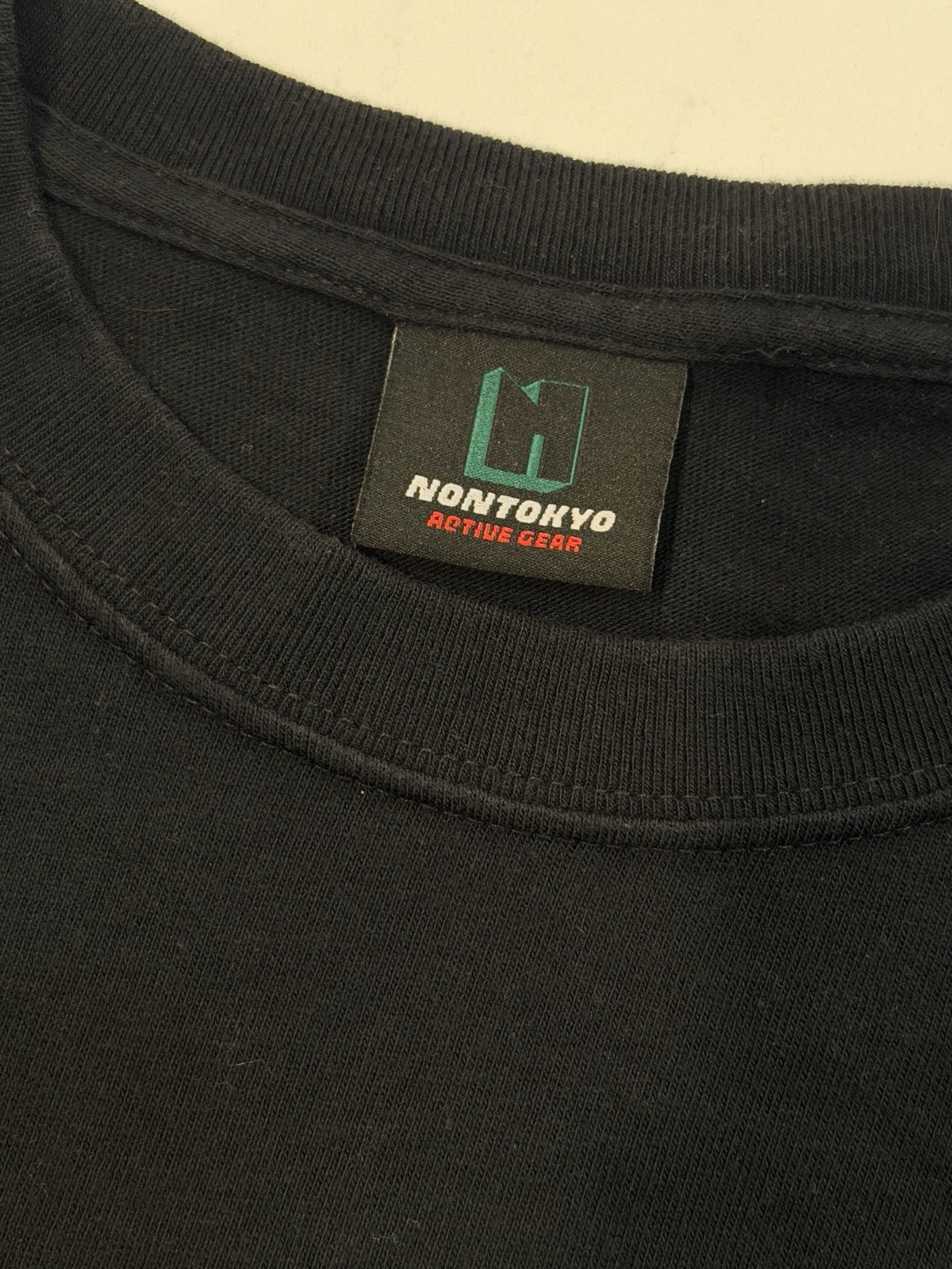 NON TOKYO Non Television Bear Graphic Tee Black Japanese Streetwear Tee