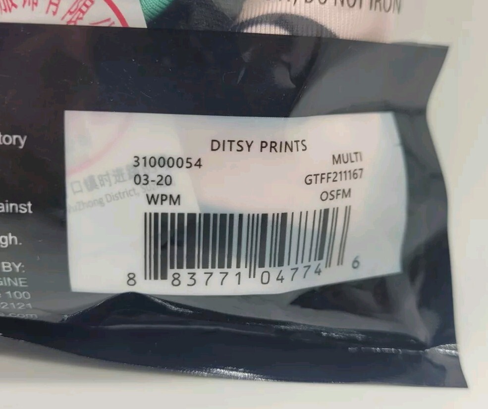 5-Pack Ditsy Print Face Masks: Vibrant Multi-Colored Polyester Collection