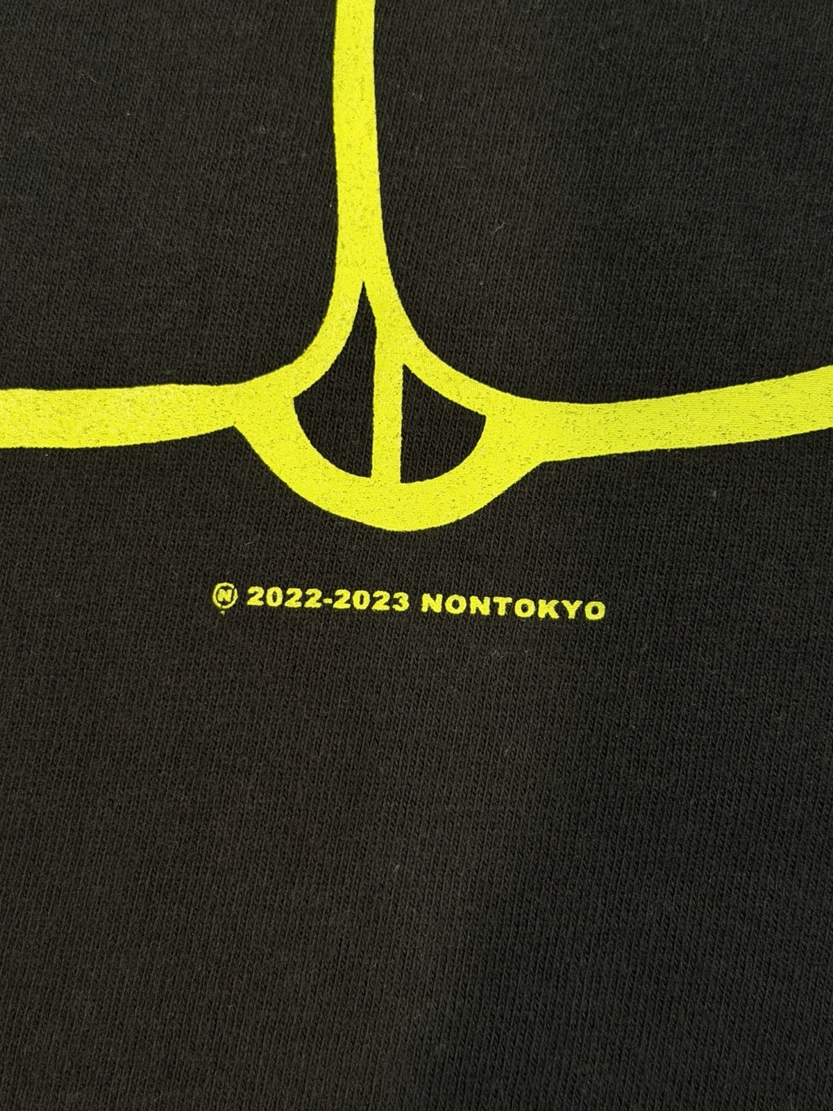 NON TOKYO Non Television Bear Graphic Tee Black Japanese Streetwear Tee