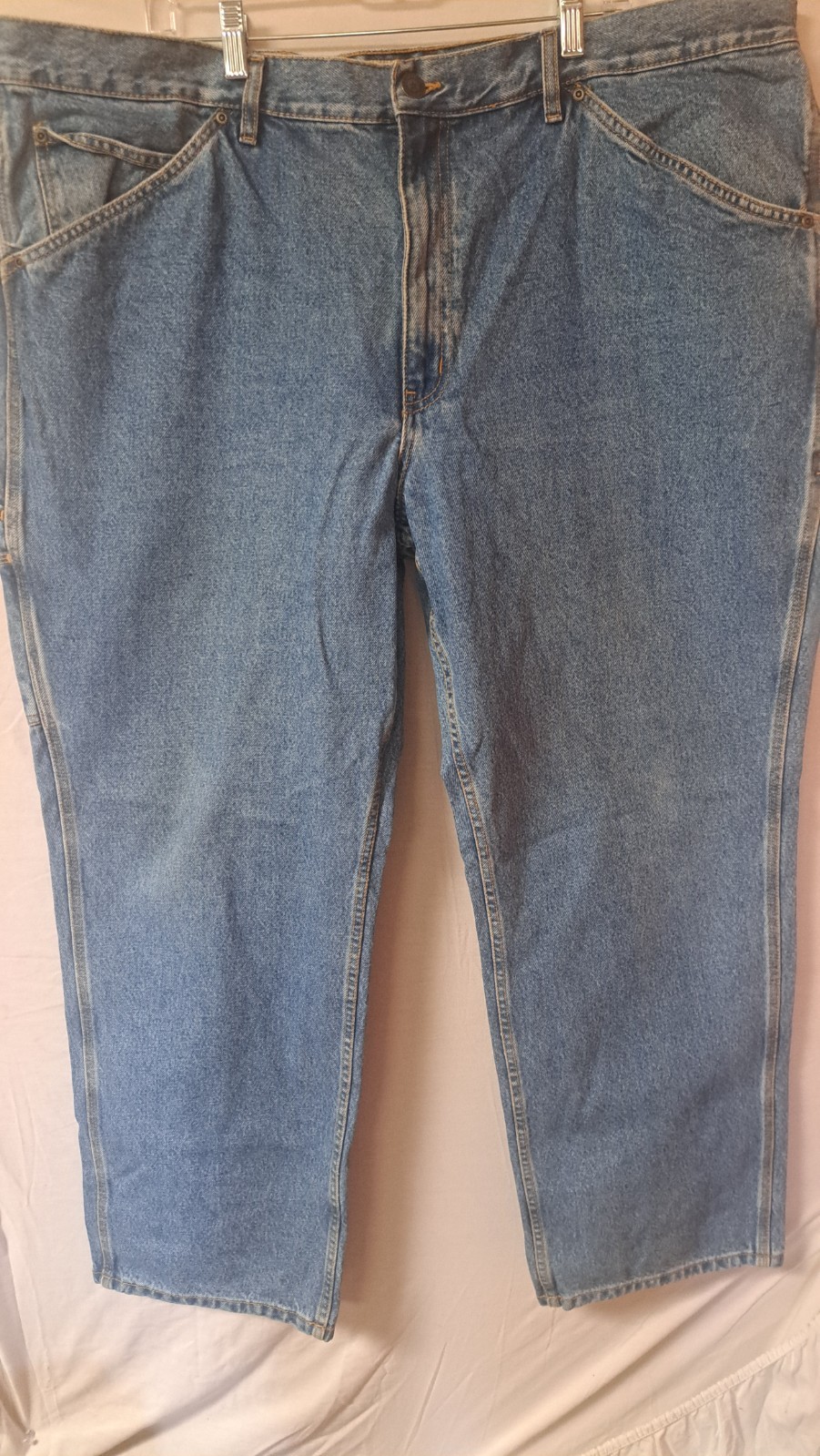 Schmitt Mens Carpenter Workwear 46×32 Indigo *See description