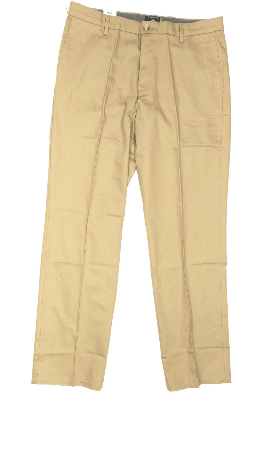 Dockers Pants Mens 36×34 Khaki Signature Iron Free Classic Fit Stretch New