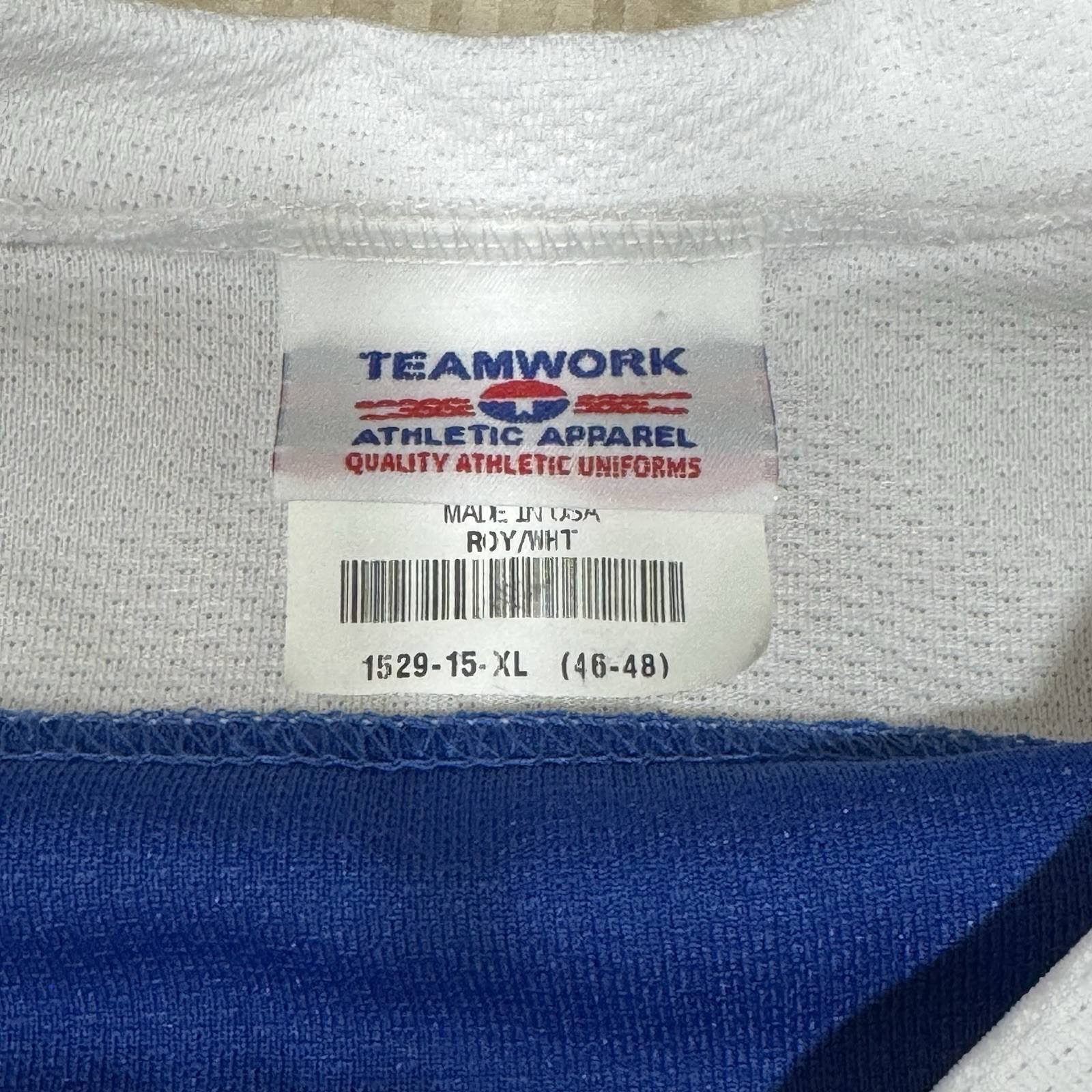 Rare Goldman Sachs Blue & White Hockey Jersey Investment Banking Men’s Size XL