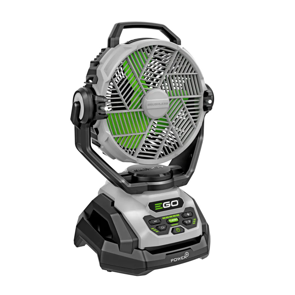 EGO 10-in High Velocity Indoor/Outdoor Oscillating Misting Jobsite Fan, Ba|16290