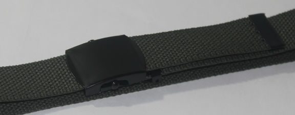 NEW ADJUSTABLE CANVAS MILITARY WEB BELT BUCKLE BLACK NAVY BLUE GREY OLIVE GREEN