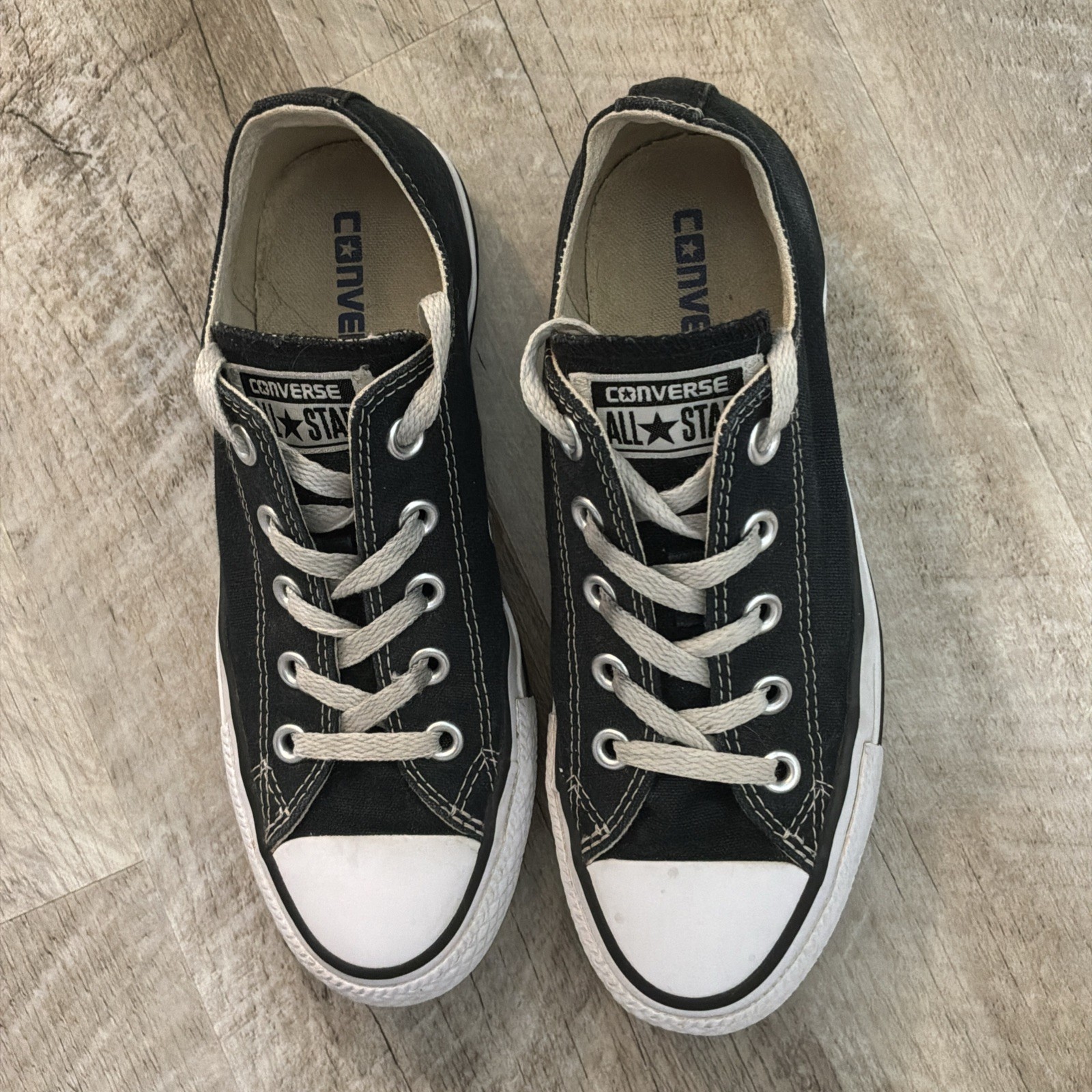 Converse Shoes Men 4 Women 6 All Star Low Top Sneakers Black Unisex Chuck Taylor