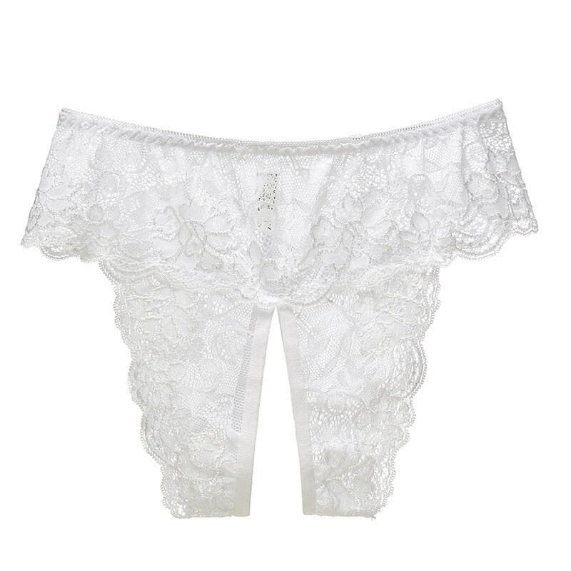 Sexy Womens Lace Panties Briefs Crotchles Ladies Cheeky Underwear Lingerie Thong