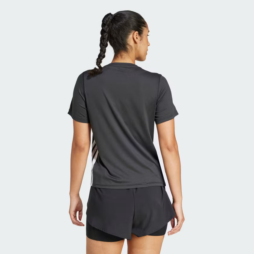 adidas women Train Essentials 3-Stripes Workout Tee