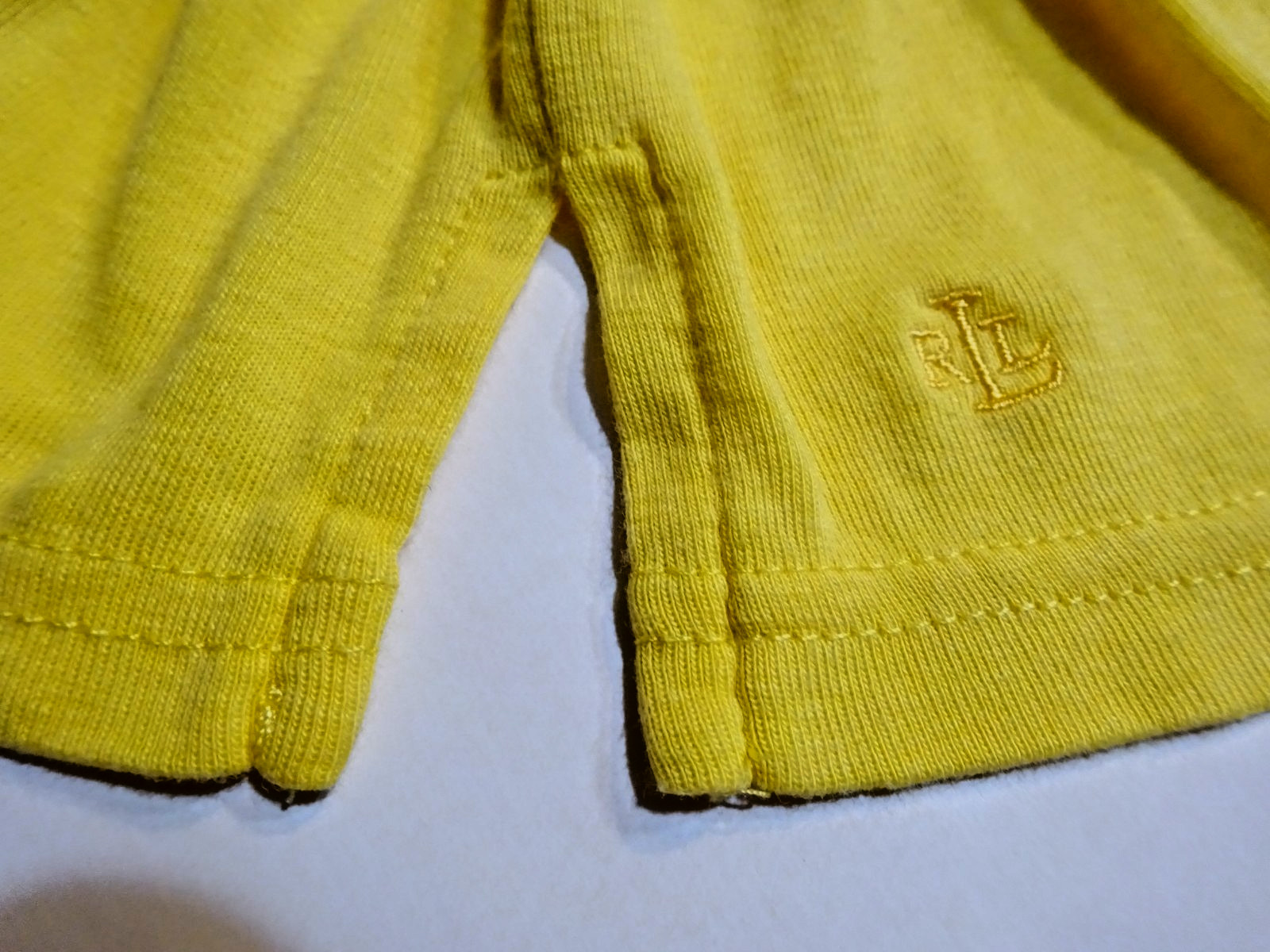 Ralph Lauren Women’s Yellow Cotton Top Blouse – Size XL