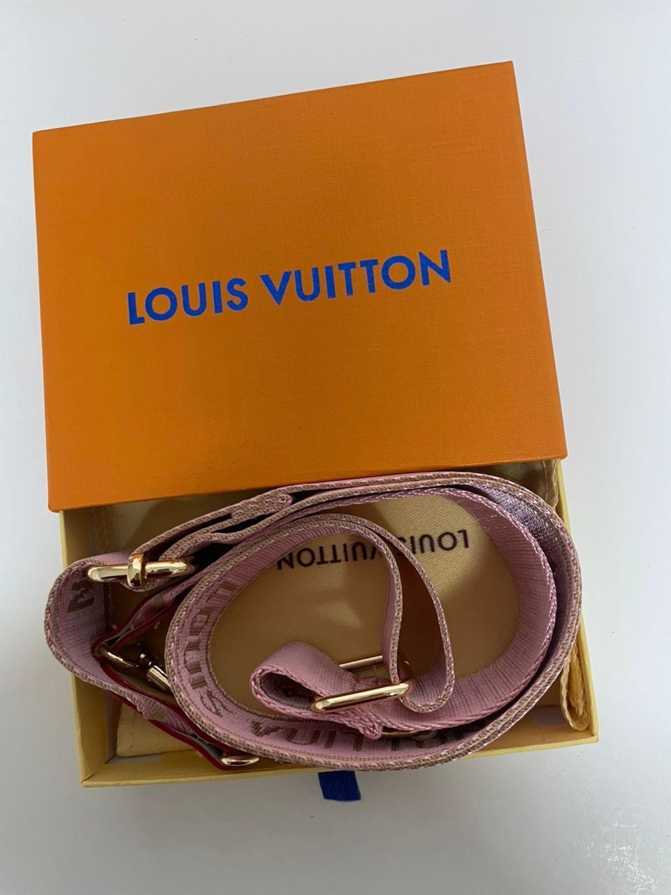 Louis Vuitton Shoulder Strap Adjustable Crossbody Shoulder Replacement Pink W/B