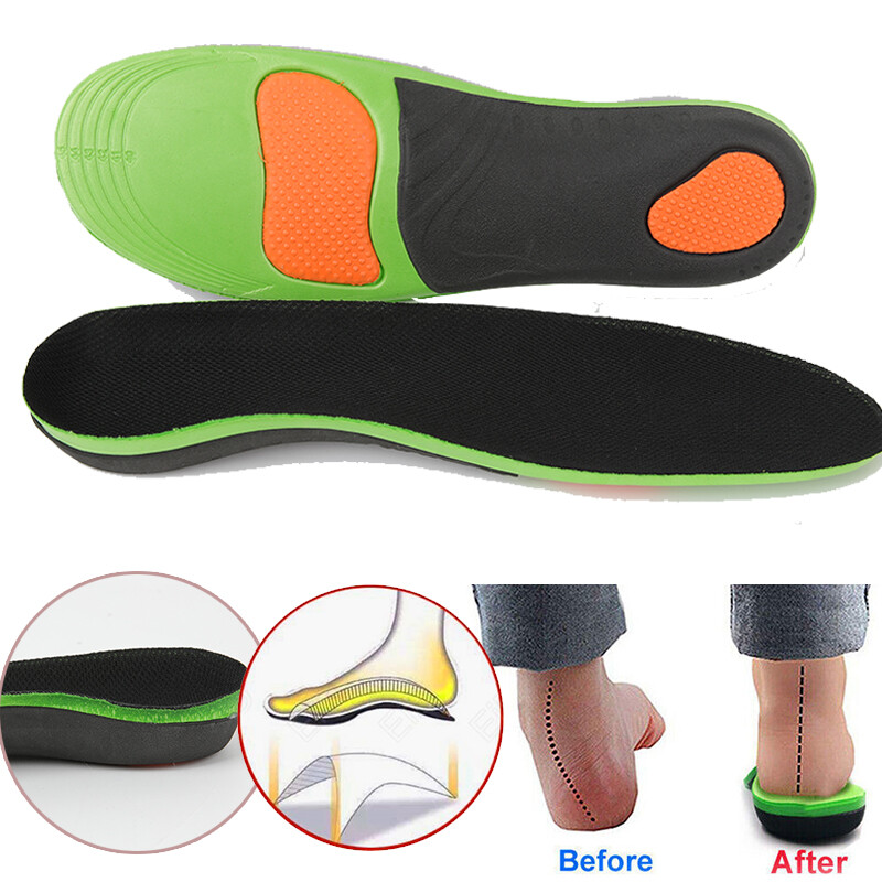 Heavy Duty High Arch Support Orthotic Insoles for Plantar Fasciitis Pain Relief