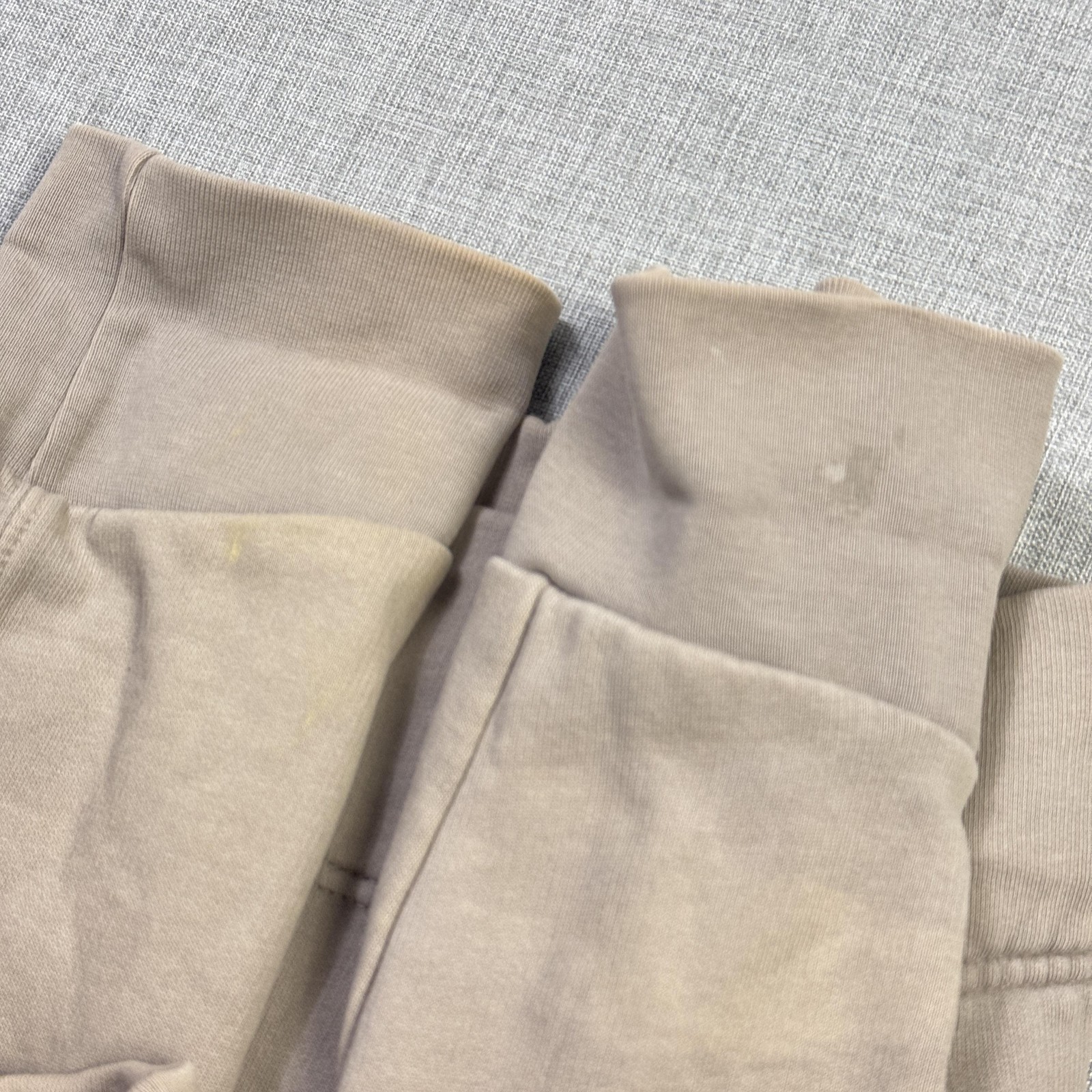Nike Sweatshirt Mens Small Beige Full Zip Lined Insulated Pockets Graphic