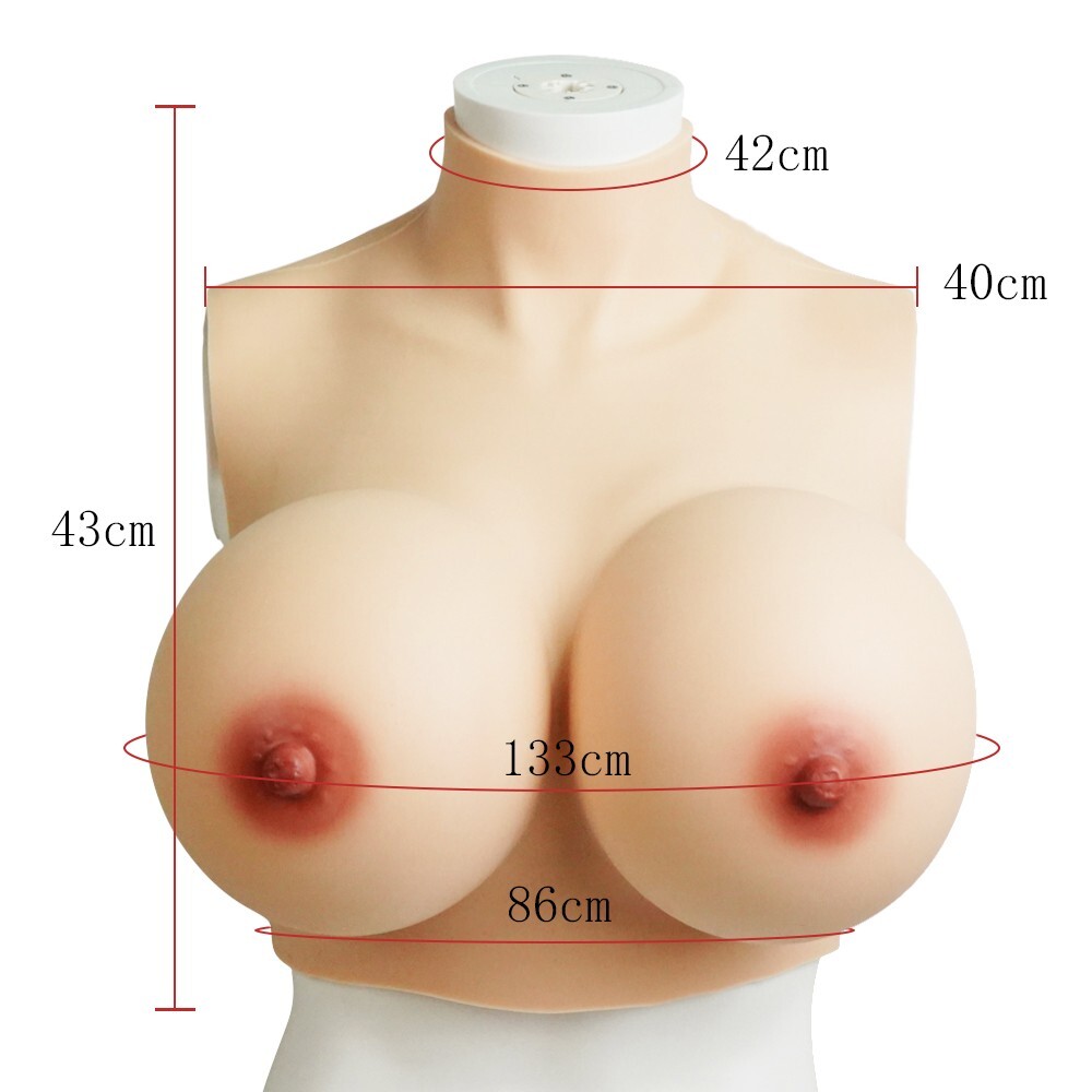 X Cup Huge Boobs S Cup Silicone Breast Forms Breastplate Crossdresser Drag Queen