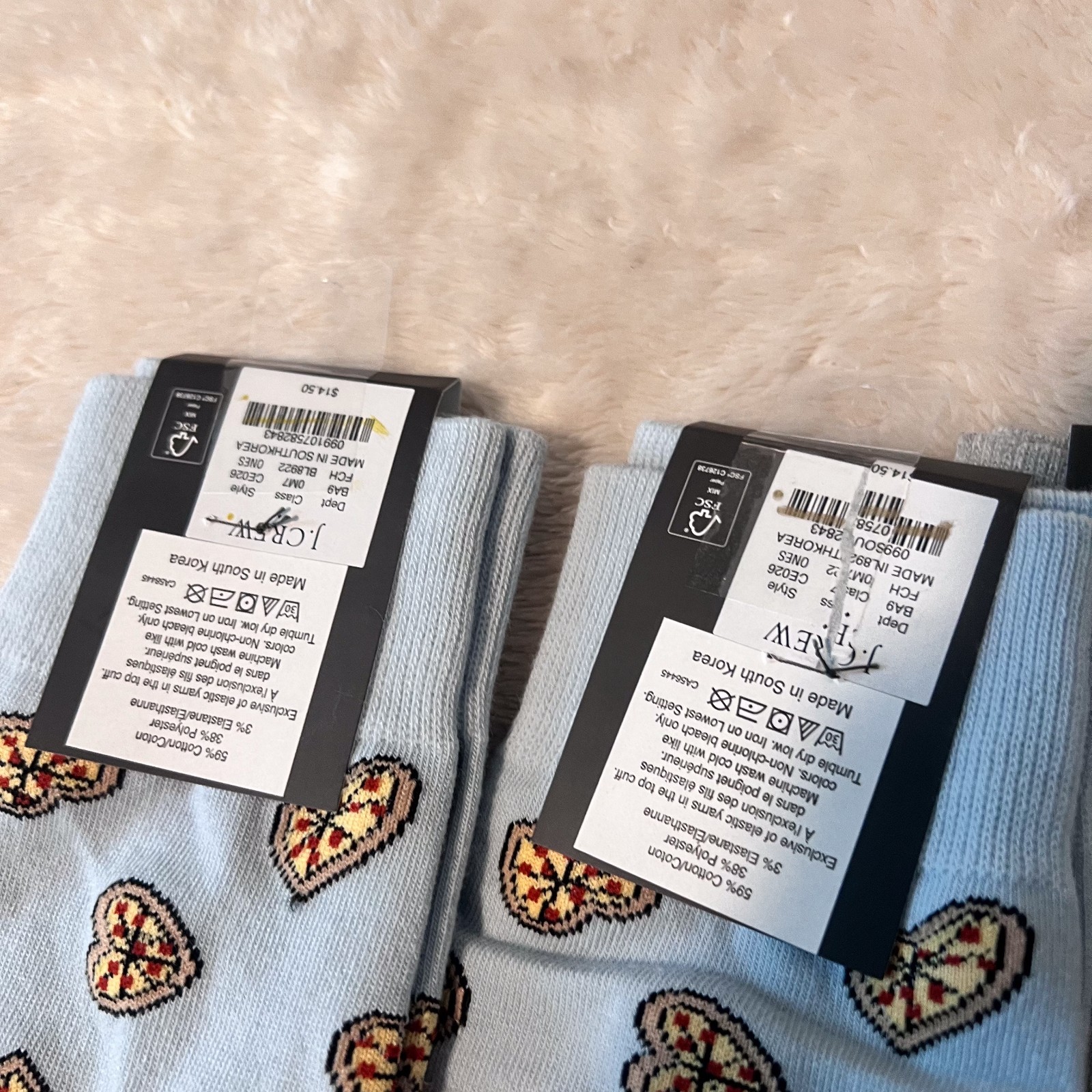 NEW J.CREW Men’s Cotton Blend Dress Socks One Size Fits All