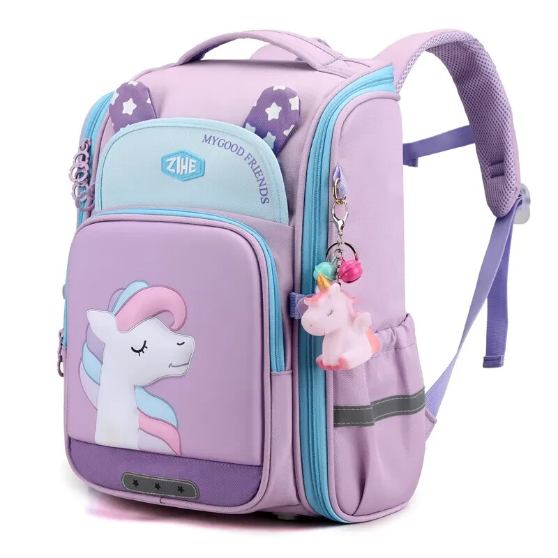 Cartoon Animal Kids School Bags Backpack Boy Girls Backpack Waterproof Unisex