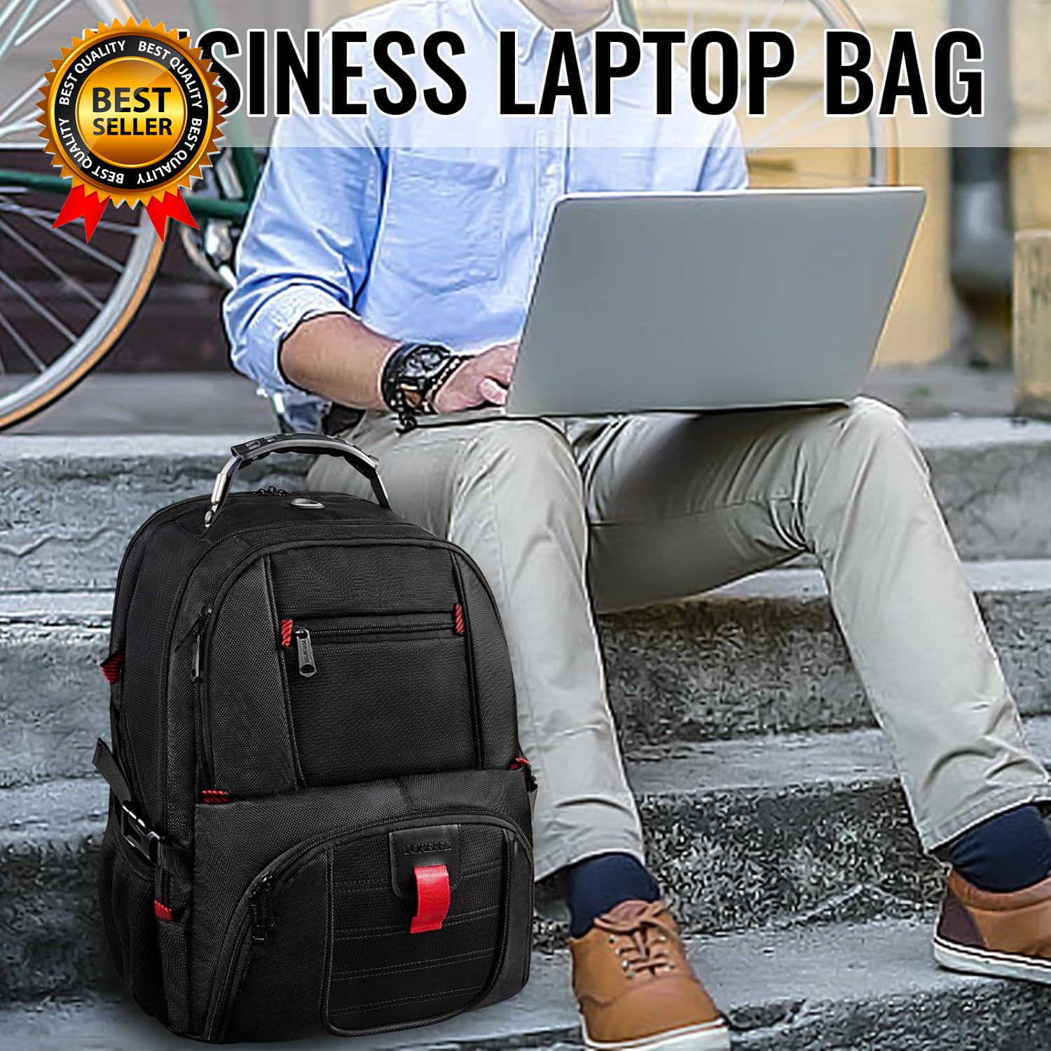 Travel Backpack Extra Large 50L Laptop Backpacks for Men Women Water Resistant