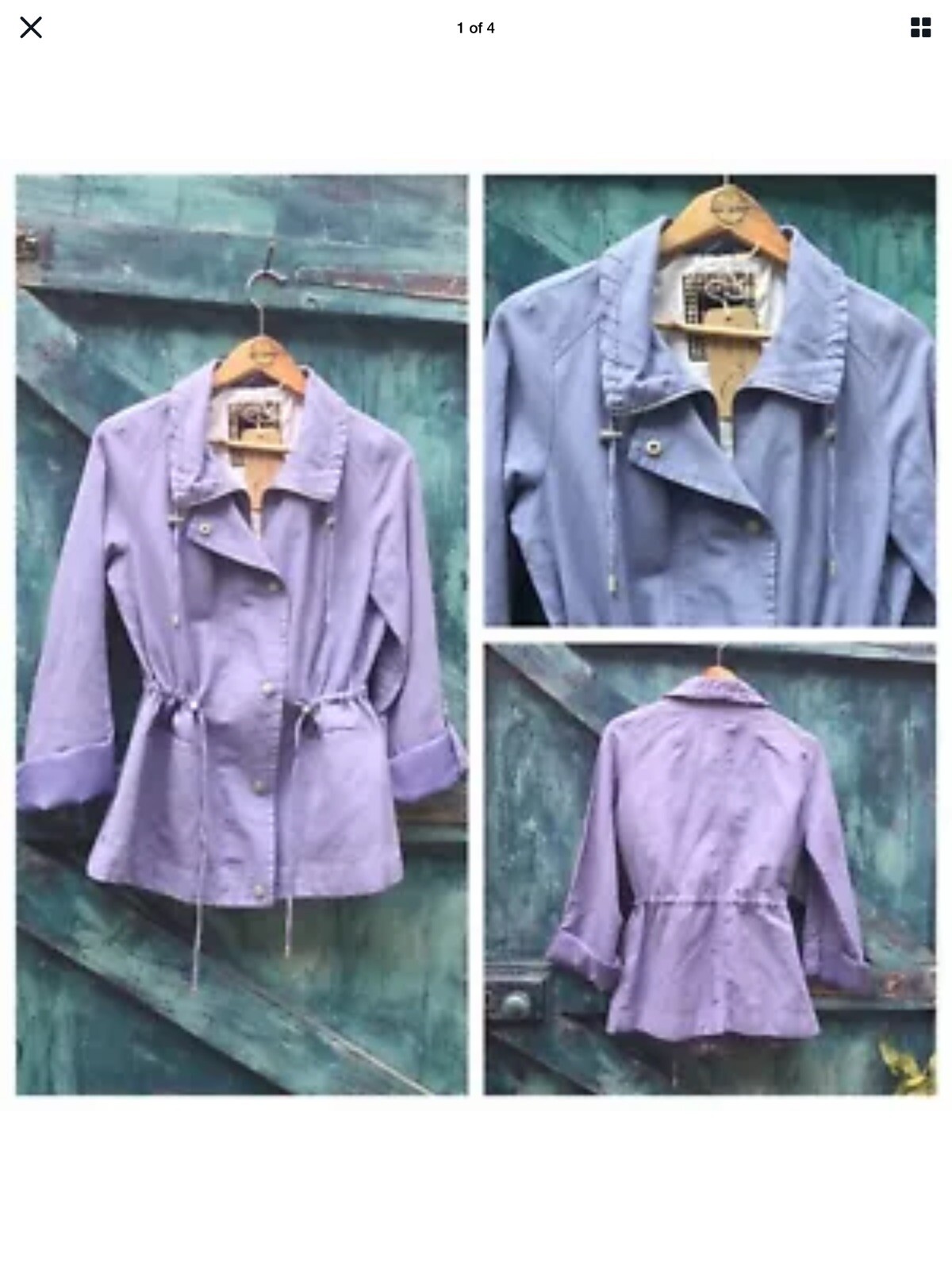 WOMENS PARKER COAT ANORAK DESIGNER VINTAGE VGC WORN ON FILM INC UK PP