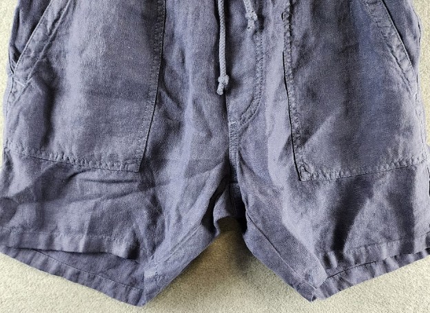 The Men’s Store at Bloomingdale’s Solid Linen 7″ Shorts Men’s 34 Navy Pull On