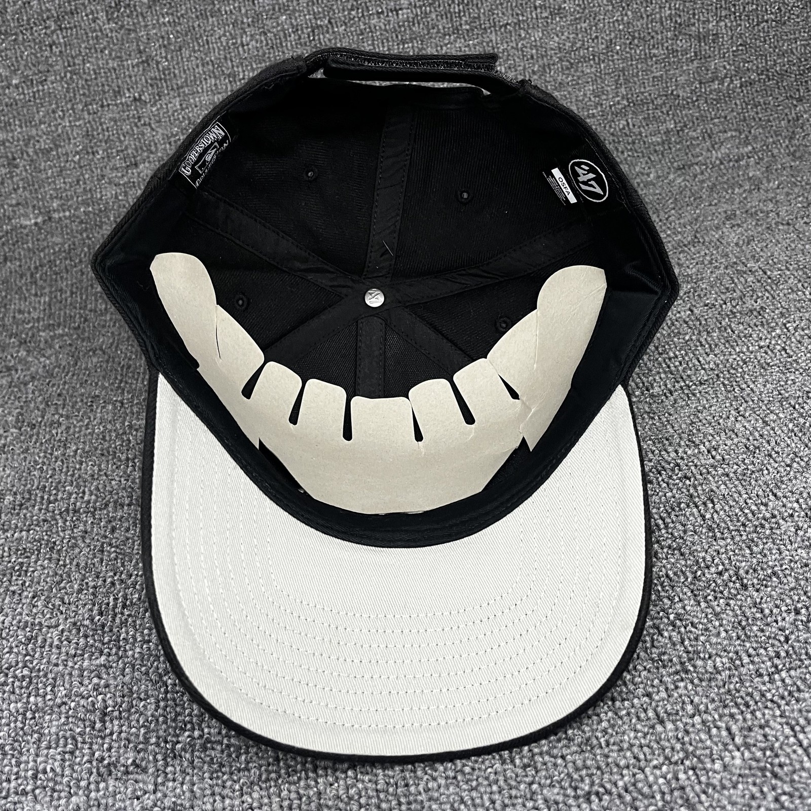 ’47 Brand Montreal Expos Strapback Baseball Cap Black One Size MLB