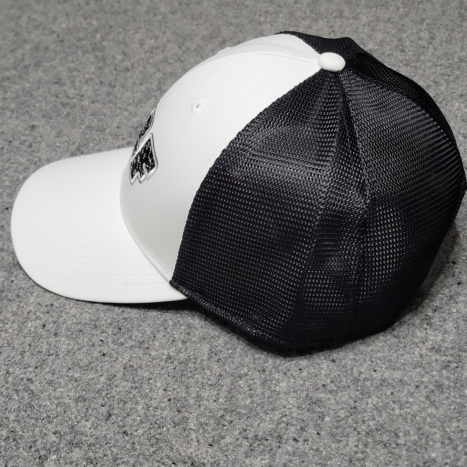 Adidas Hat Cap Mens Black White Golf Lo Pro Trucker Snapback 3 Stripes Adult