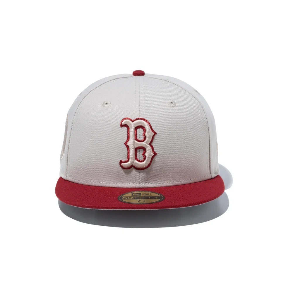 New Era 59FIFTY Rising Sun MLB Boston Red Sox Stone Red Unisex 15087746