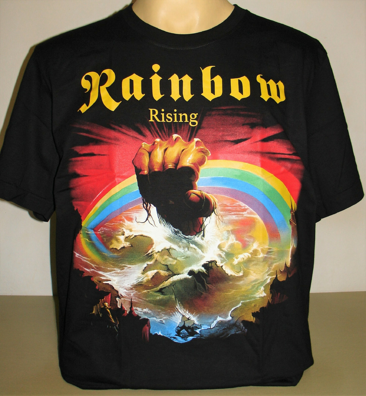 Rainbow Rising T-Shirt Size S M L XL 2XL 3XL New! Hard Rock Band Metal XXL XXXL