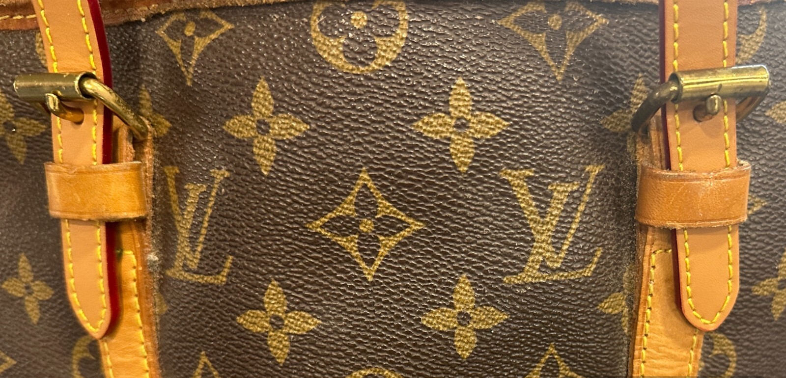 For Louis Vuitton Vachetta Leather Strap Replacement Bucket PM & GM Adjustable