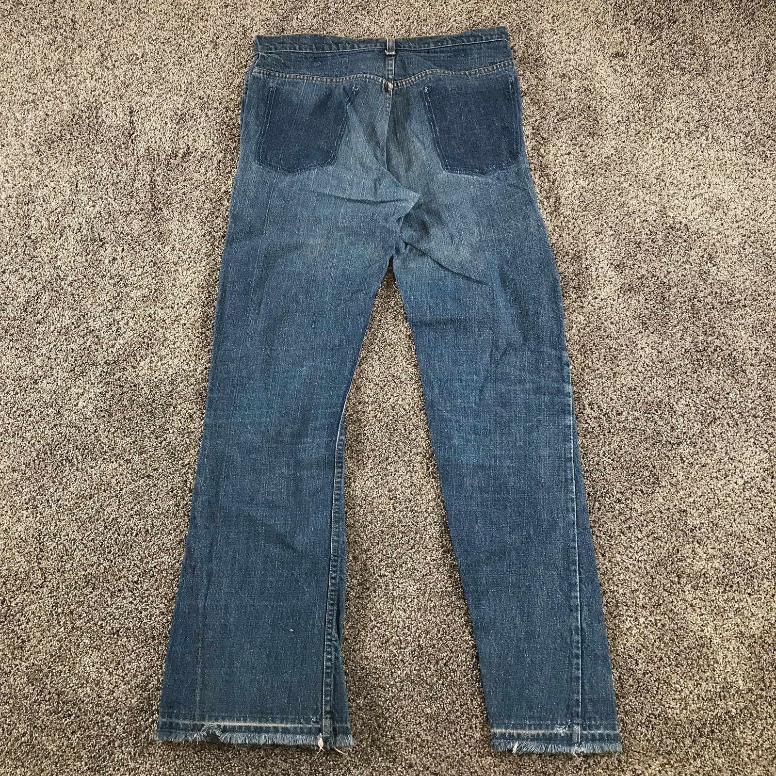 Vintage Levi’s Jeans 517 Mens 34×31 Blue Relaxed Fit Bootcut Distressed