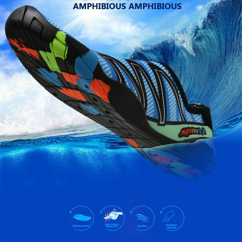 Water Shoes Men Women Skin Socks Aqua Surf Beach Yoga Swim Barefoot Quick-Dry Us