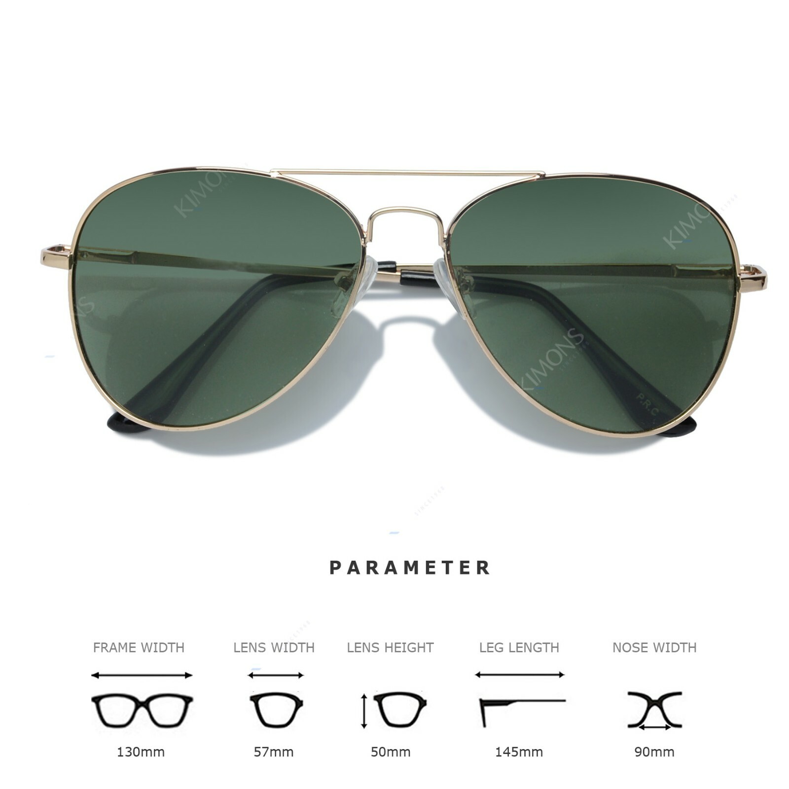 Polarized Sunglasses For Women Men Vintage Sports Driving Metal Aviator Gradient
