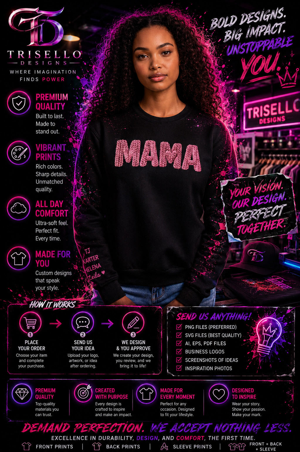 Custom Cotton t-shirt | Graphic Design | Personlized Design | Unisex