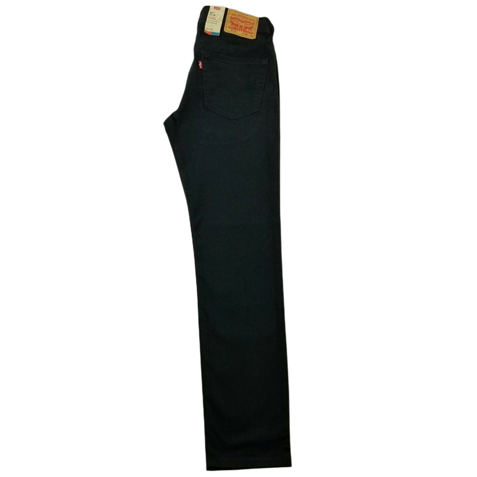 Levi’s 511 Slim Fit Jeans Men’s Stretch All Seasons Mid Rise Zip Dark Wash Pants