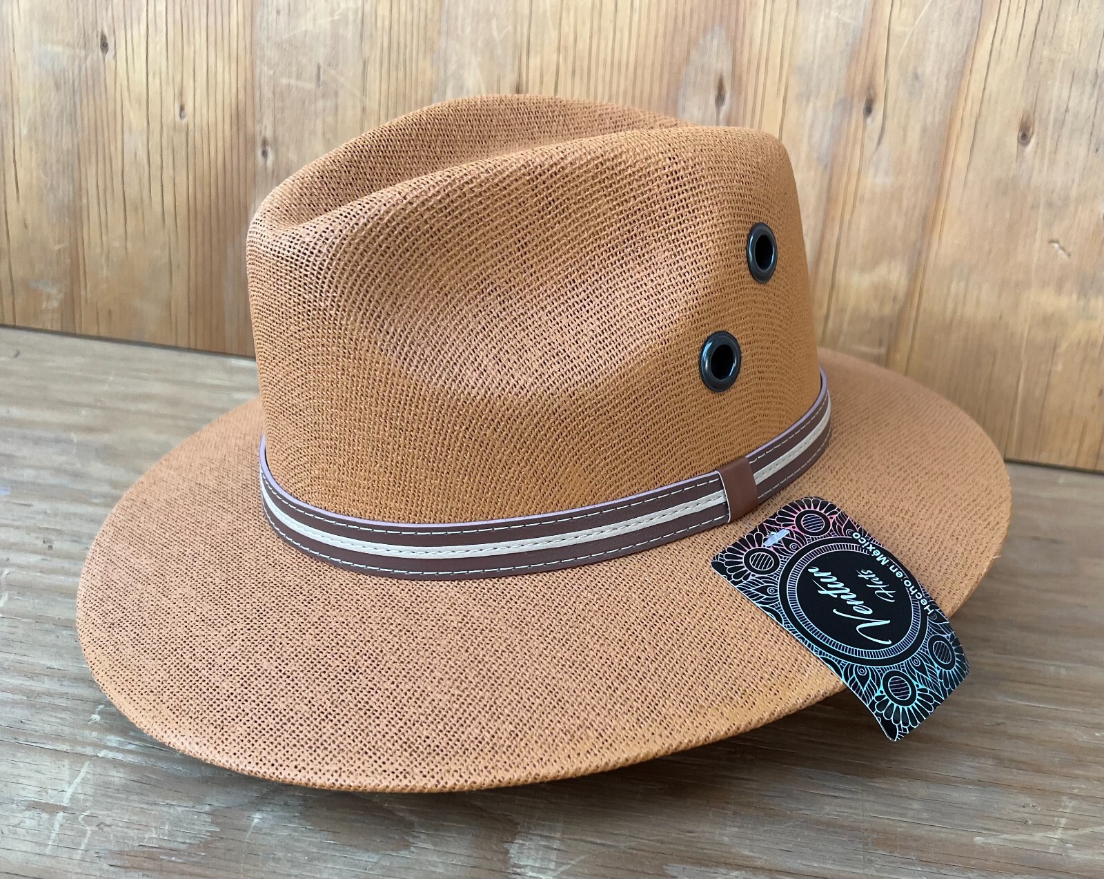Men’s Panama Style Light Weight Beach Hat, Summer Style Golf Hat