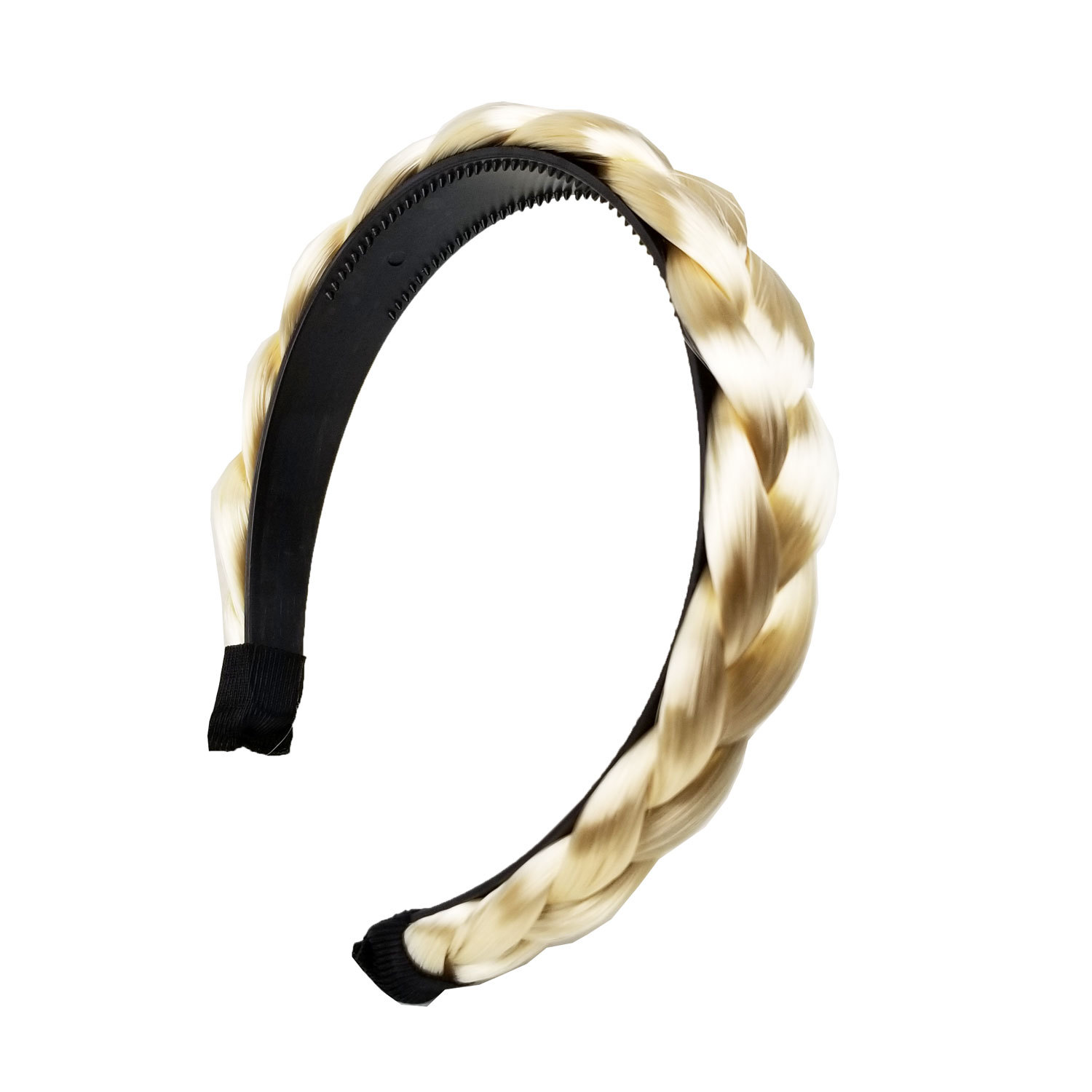 2 pcs Hair Headband Braided Plaited Headband Synthetic Hairband for Women Girls