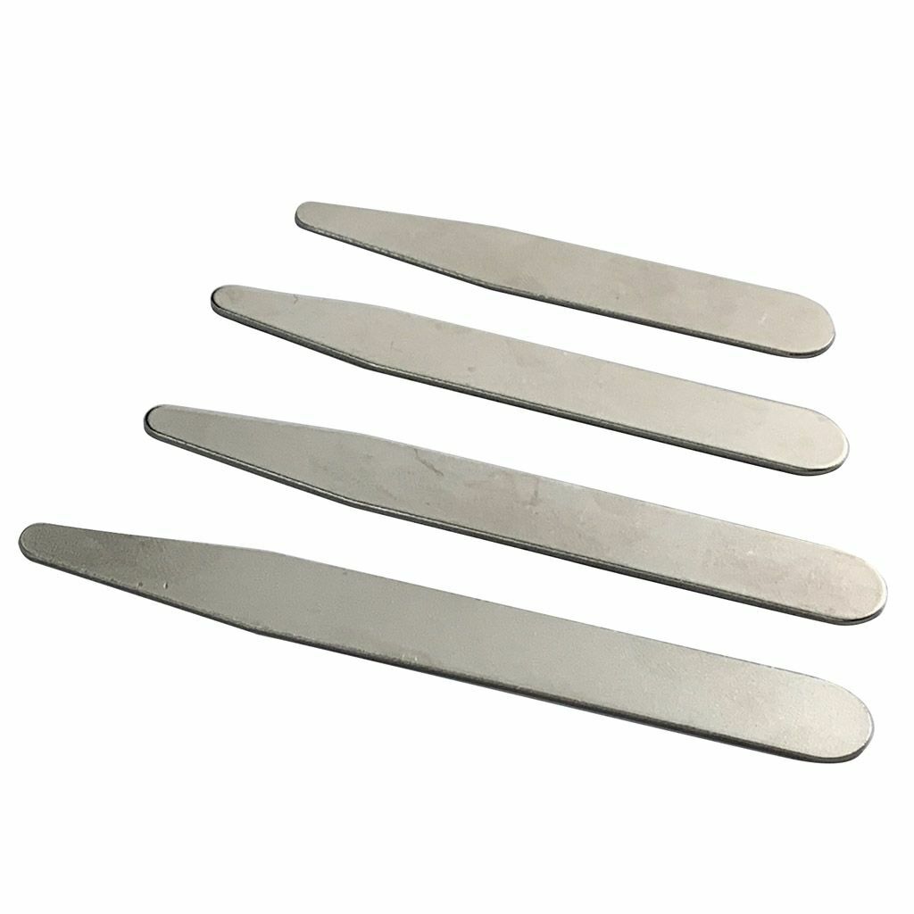 Magnetic 10/20/36/40 Metal Collar Stays Stiffeners+10 Magnet Insert In Box Shirt