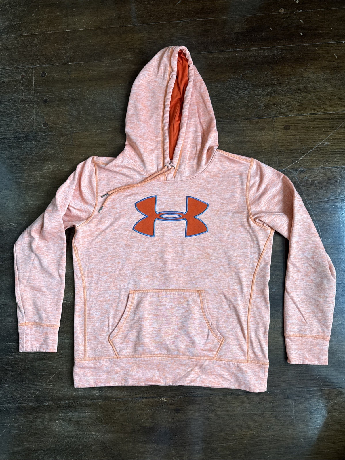 Under Armour UA Men’s Orange Sweatshirt Hoodie, small vs medium?