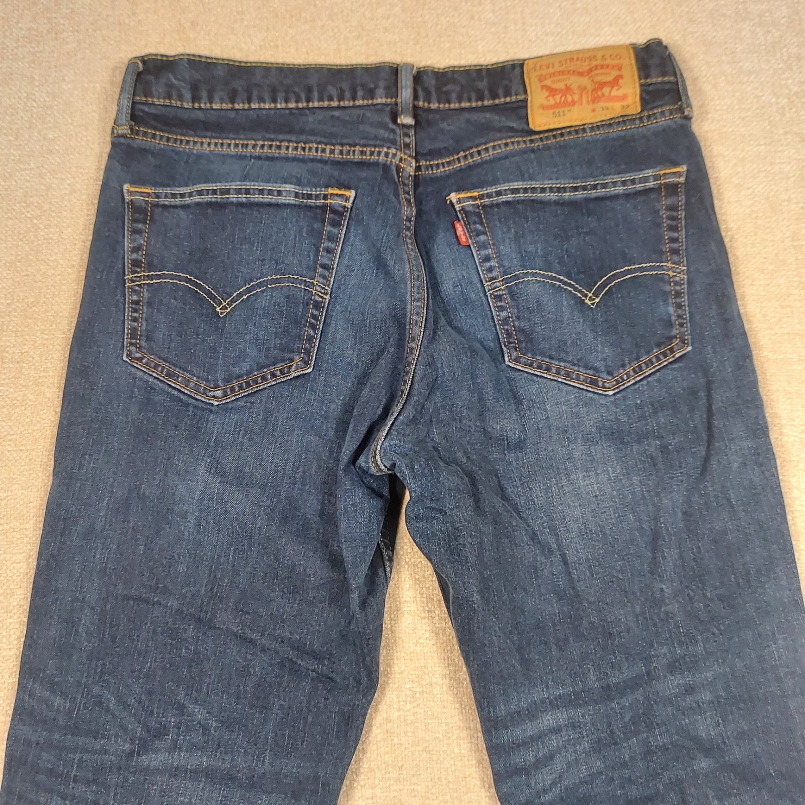 Levi’s Jeans 511 Slim Fit All Seasons Men’s Jeans Blue Denim 33×32
