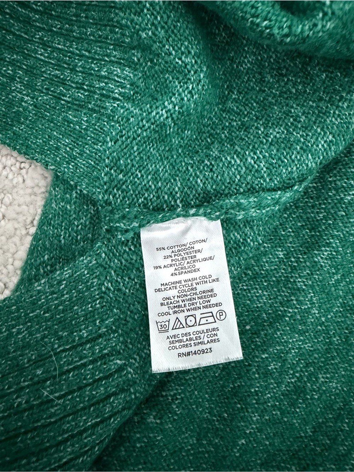 Loft Green Mock-Neck Women’s Sweater