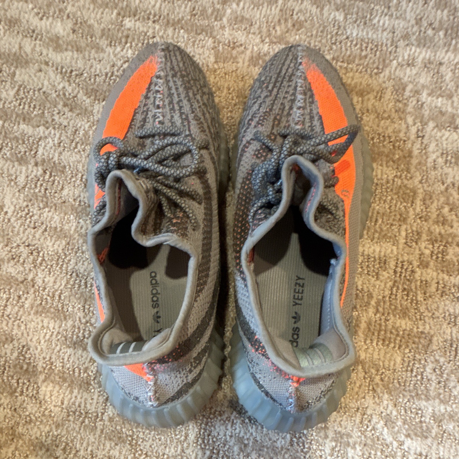 adidas Yeezy Boost 350 V2 Beluga Reflective Gray/Orange Primeknit GW1229